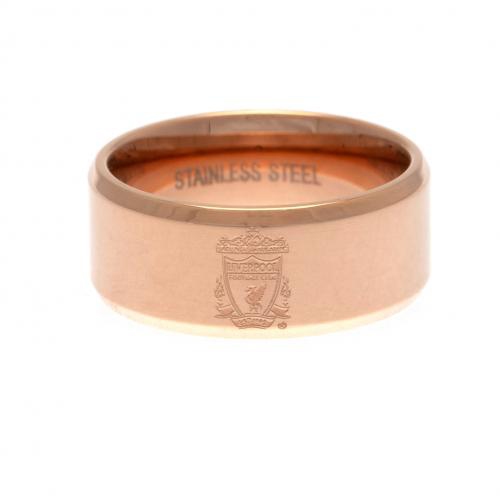 FC Liverpool prsten Rose Gold Plated Ring Large