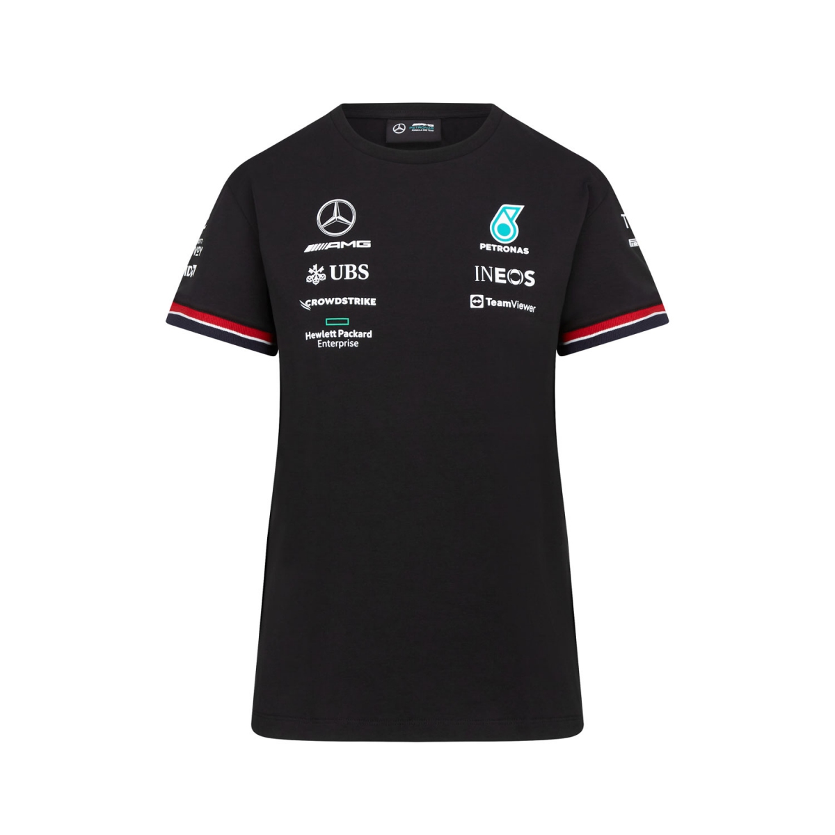 Mercedes AMG Petronas dámské tričko team black F1 Team 2022