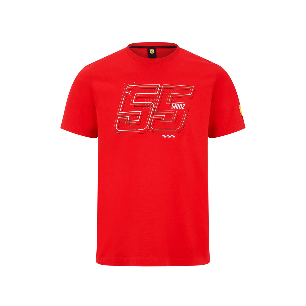 Ferrari pánské tričko Carlos Sainz red F1 Team 2022