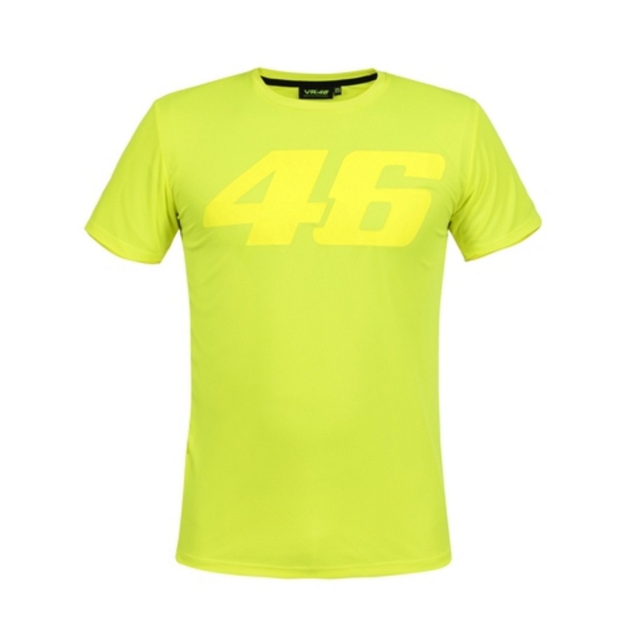 Valentino Rossi pánské tričko VR46 core yellow number yellow