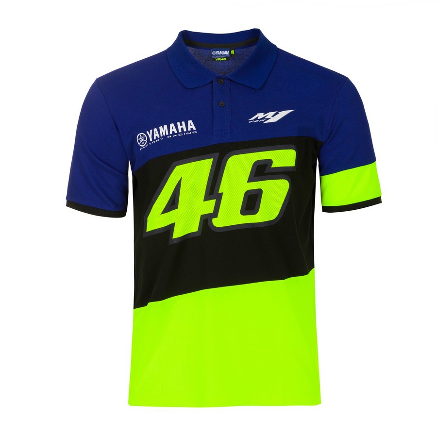Valentino Rossi pánské polo tričko VR46 - Yamaha Dual 2020
