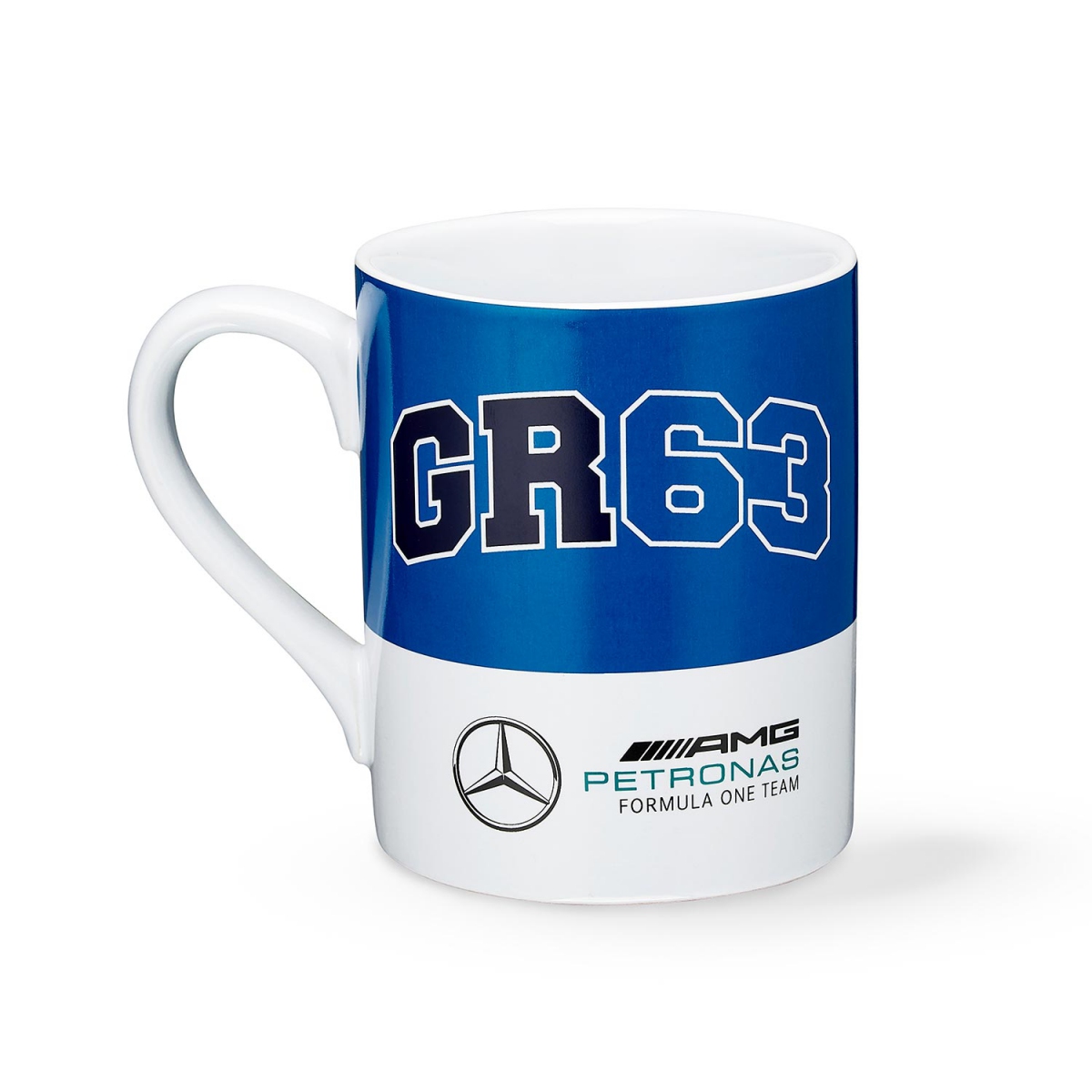 Mercedes AMG Petronas hrníček George Russell Logo F1 Team 2023