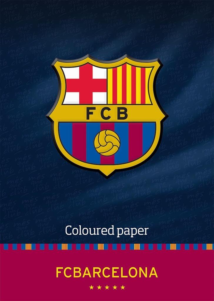 FC Barcelona barevné papíry Euco A4