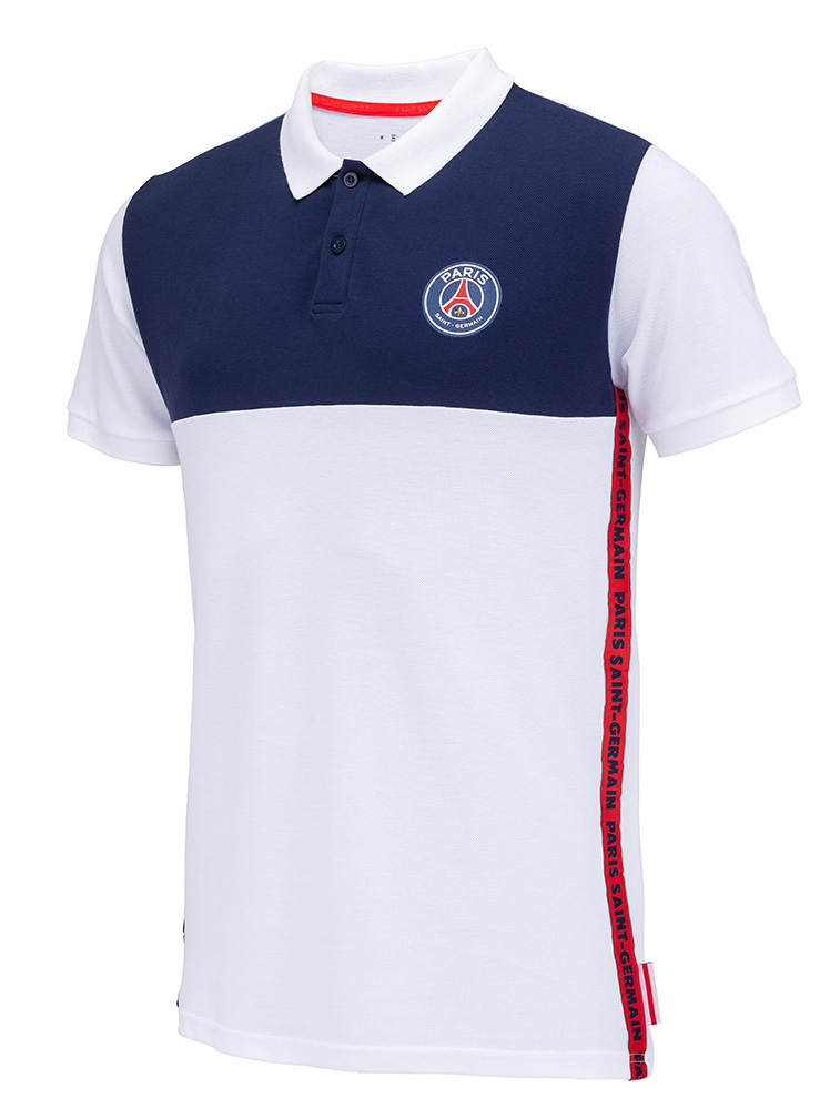Paris Saint Germain pánské polo tričko stripes white
