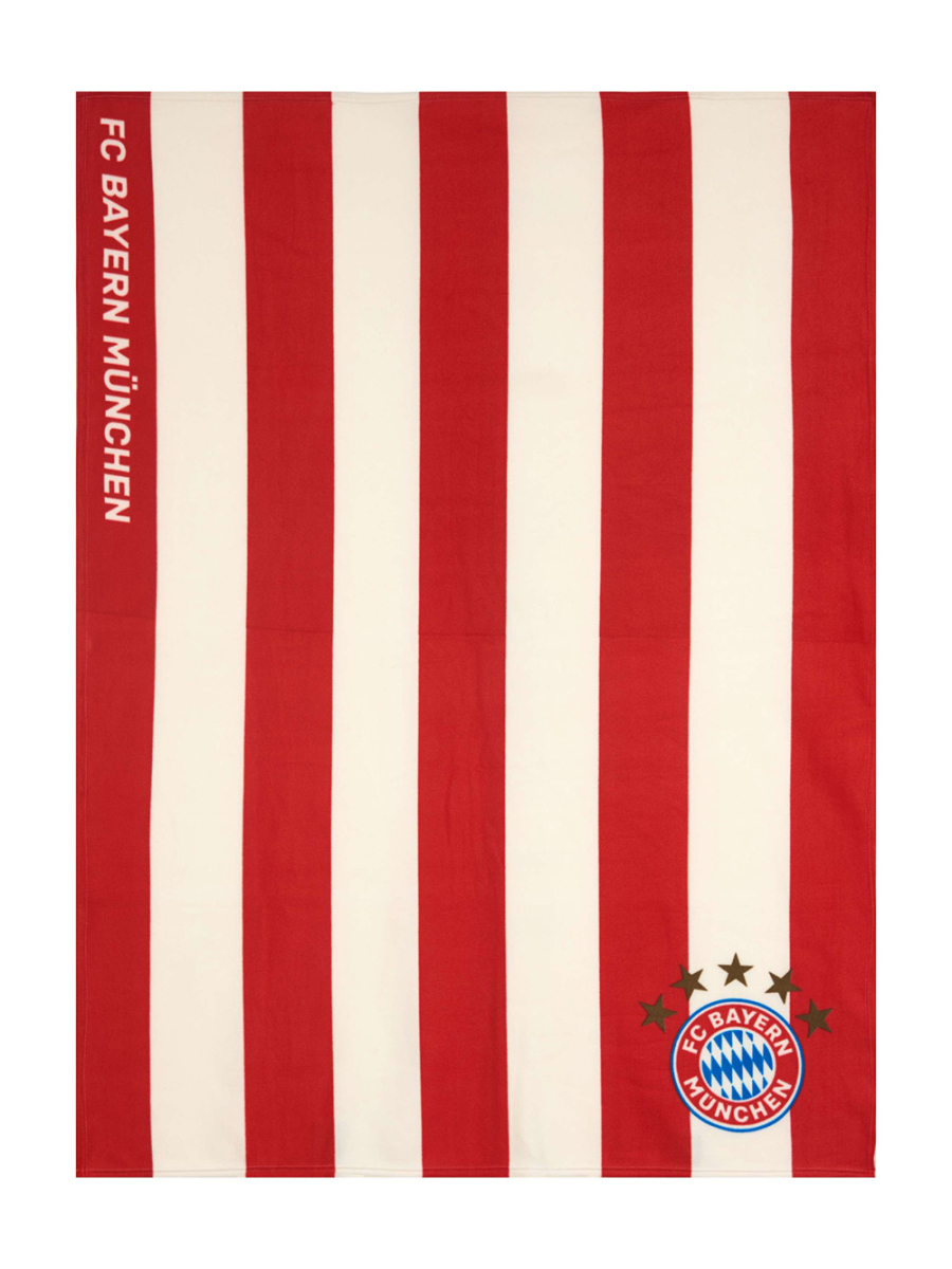 Bayern Mnichov fleecová deka Stripes