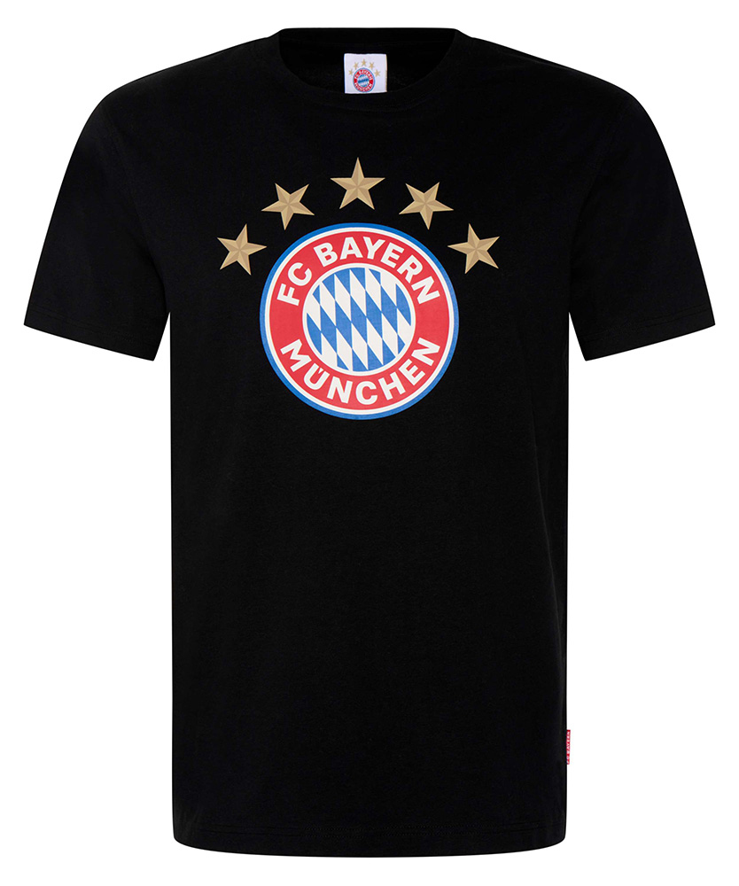 Bayern Mnichov pánské tričko Logo black