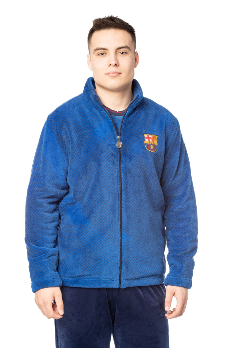 FC Barcelona pánská mikina s kapucí Chaqueta blue