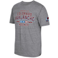 Colorado Avalanche pánské tričko grey CCM Property Block Tri-Blend