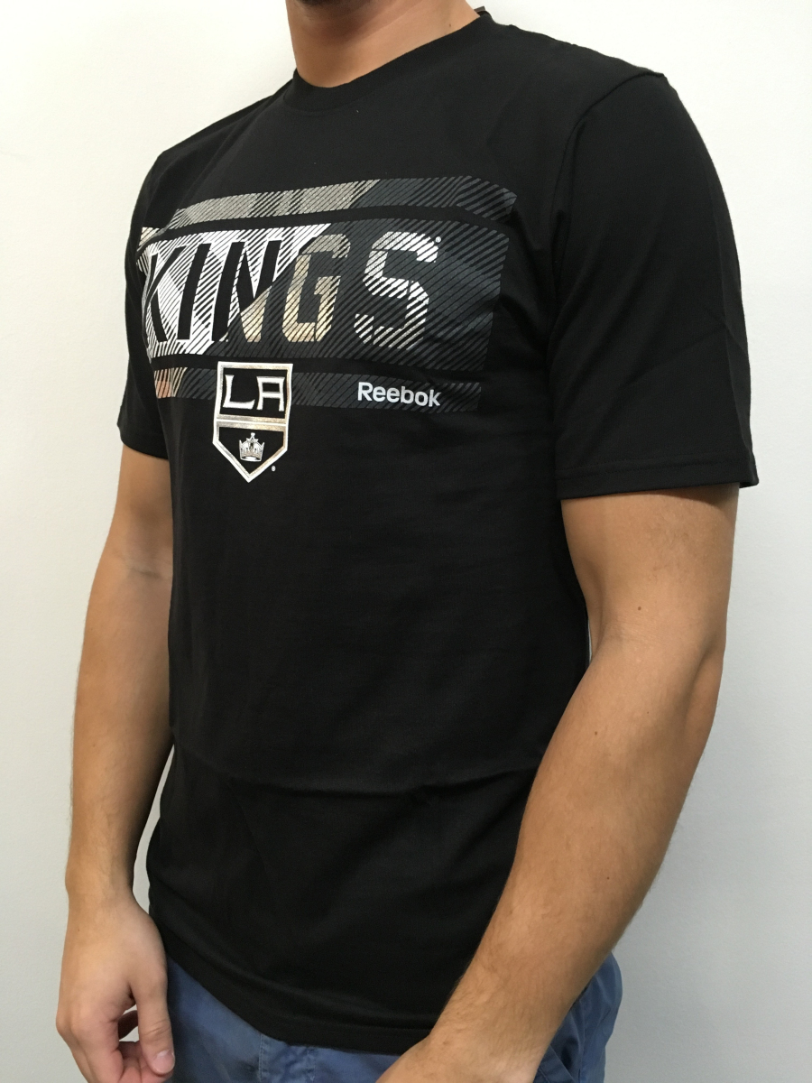 Los Angeles Kings pánské tričko Freeze Stripe black