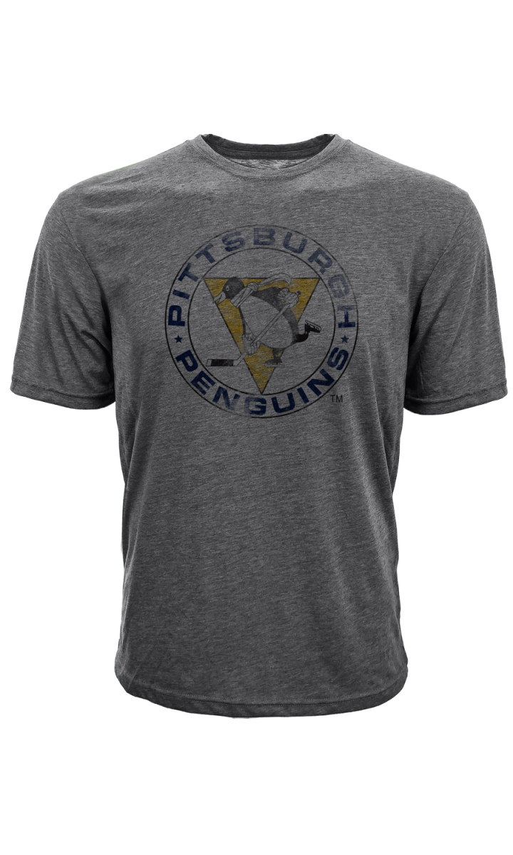 Pittsburgh Penguins pánské tričko grey Retro Tee