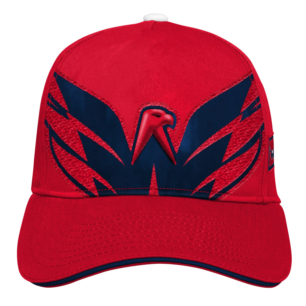 Washington Capitals dětská čepice baseballová kšiltovka Big Face red
