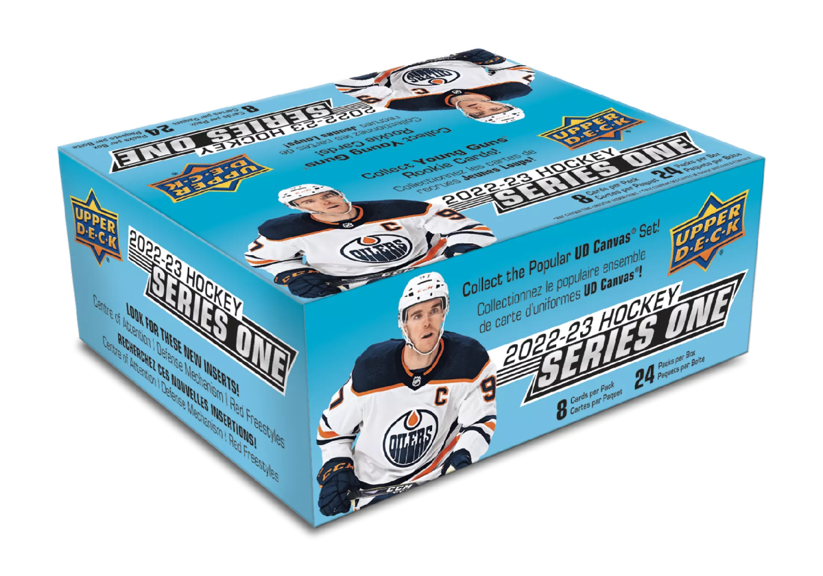 NHL boxy hokejové karty NHL 2022-23 Upper Deck Series 1 Retail Box