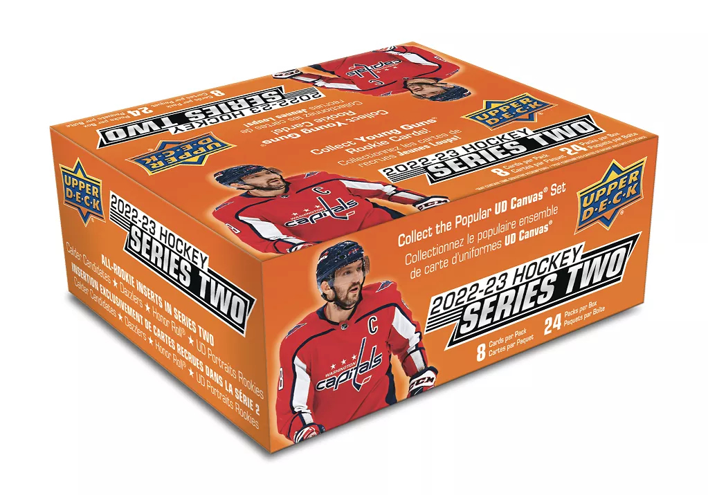 NHL boxy hokejové karty NHL 2022-23 Upper Deck Series 2 Retail Box