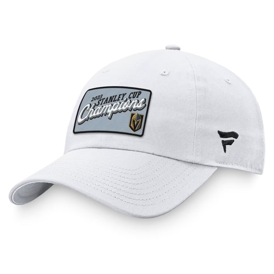 Vegas Golden Knights dámská čepice baseballová kšiltovka 2023 Stanley Cup Champions Adjustable Hat white