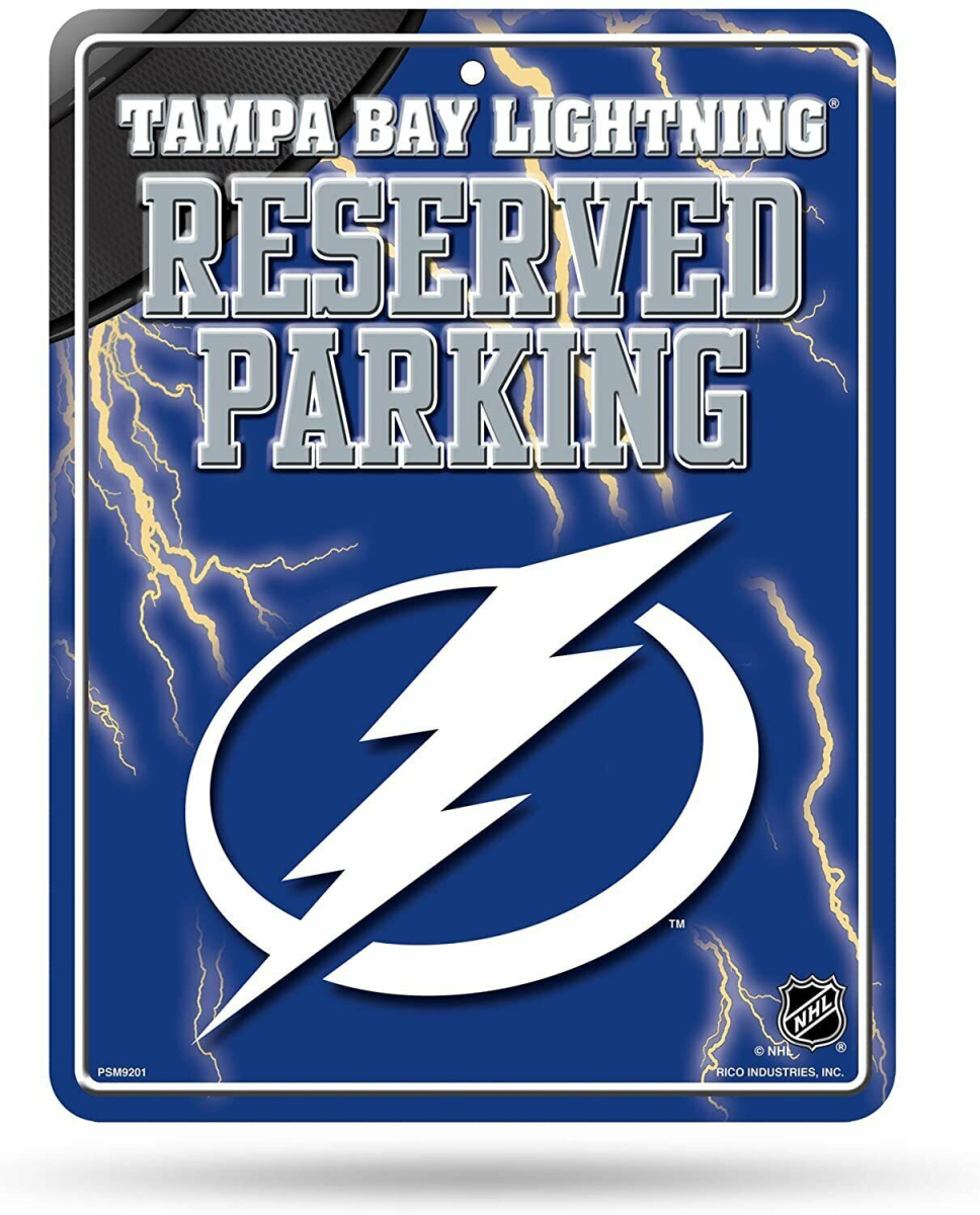 Tampa Bay Lightning cedule na zeď Auto Reserved Parking