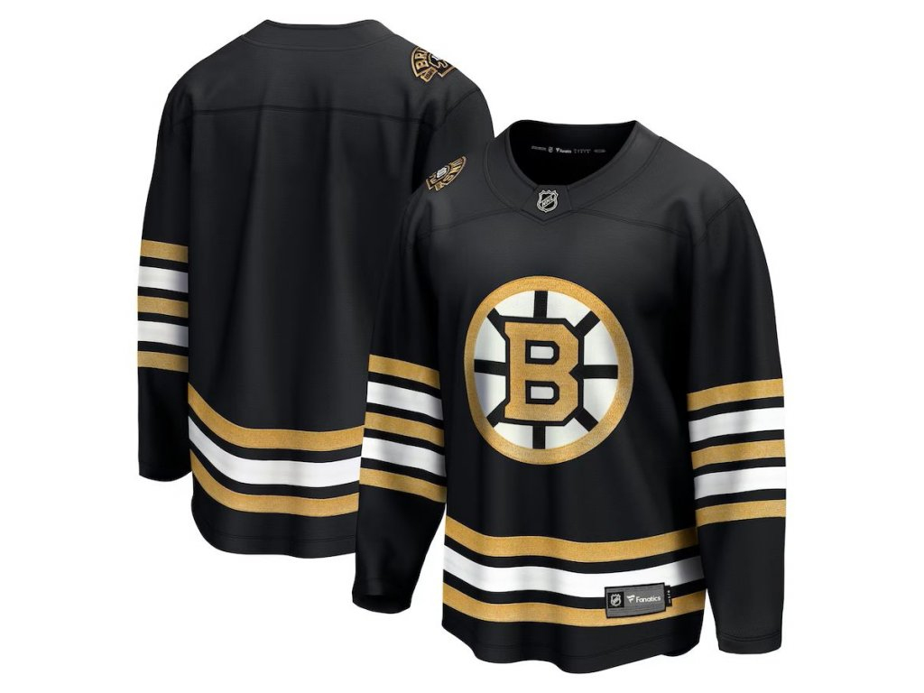 Boston Bruins dětský hokejový dres black 100th Anniversary Premier Breakaway Jersey