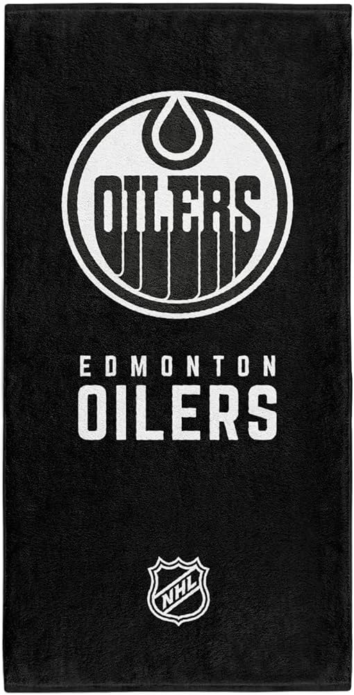 Edmonton Oilers osuška Classic black