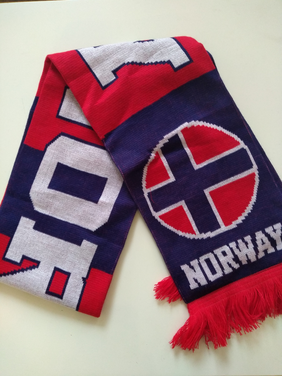 Hokejové reprezentace zimní šála Norway knitted