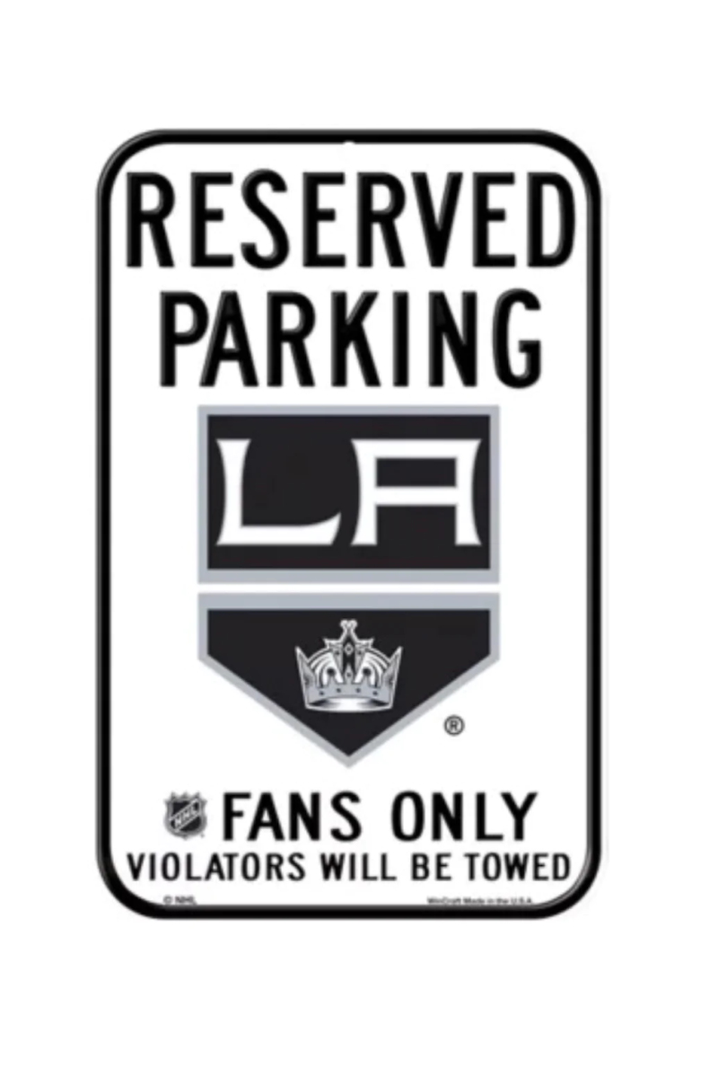 Los Angeles Kings cedule na zeď Reserved Parking Sign