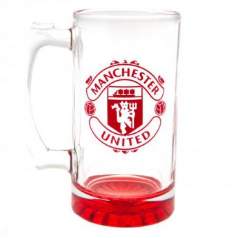 Manchester United sklenice Stein Glass Tankard red