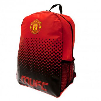 Manchester United batoh na záda Backpack red and black