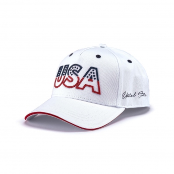 Formule 1 čepice baseballová kšiltovka USA white F1 Team 2022