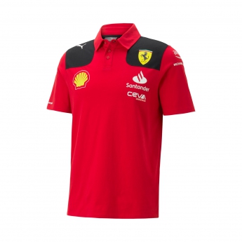 2023 Ferrari F1 Mens Team Polo Shirt red