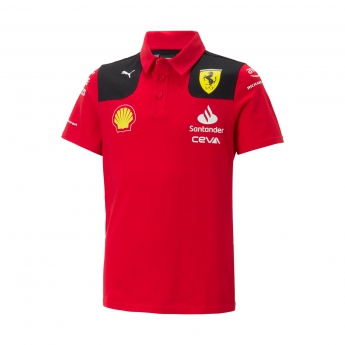 Ferrari dětské polo tričko official red F1 Team 2023