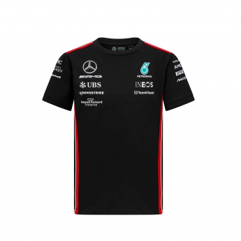 Mercedes AMG Petronas dětské tričko official black F1 Team 2023
