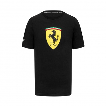 Ferrari pánské tričko Shield black F1 Team 2023