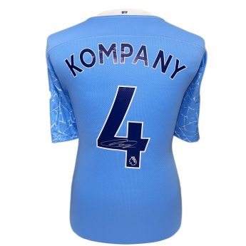 Legendy fotbalový dres Manchester City FC 2020-2021 Kompany Signed Shirt