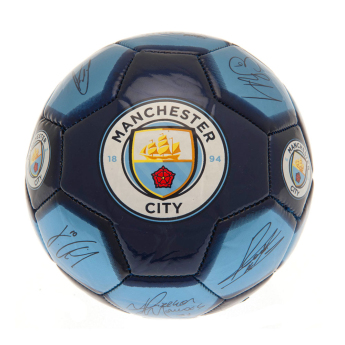 Manchester City fotbalový mini míč Sig 26 Skill Ball - Size 1