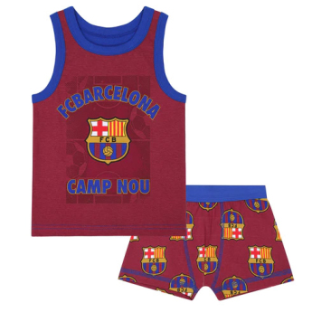 FC Barcelona dětský set Vest Boxer
