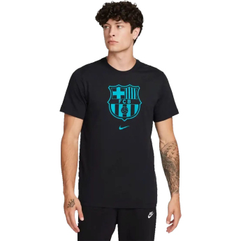 FC Barcelona pánské tričko Crest black