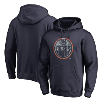 Edmonton Oilers pánská mikina s kapucí black NHL Static Logo