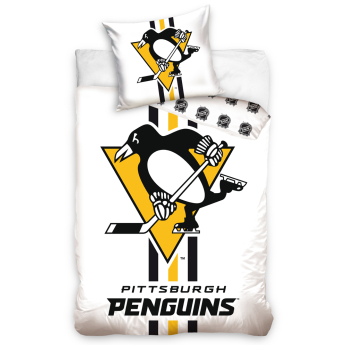 Pittsburgh Penguins povlečení na jednu postel TIP White