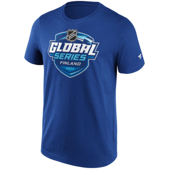 Hokejové reprezentace pánské tričko Global Series 2022 Challenge Finland Primary Logo Graphic