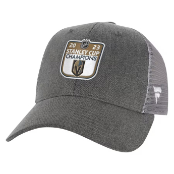 Vegas Golden Knights dětská čepice baseballová kšiltovka 2023 Stanley Cup Champions Locker Room Adjustable Hat greyS