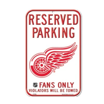 Detroit Red Wings cedule na zeď Reserved Parking Sign