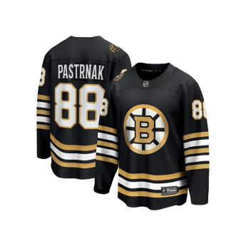 Boston Bruins dětský hokejový dres David Pastrnak #88 black 100th Anniversary Premier Breakaway Jersey