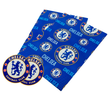 FC Chelsea balící papír 2 pcs Text Gift Wrap