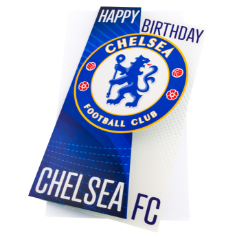 FC Chelsea blahopřání Crest Birthday Card
