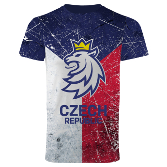 Hokejové reprezentace pánské tričko Czech Ice Hockey sub logo lion