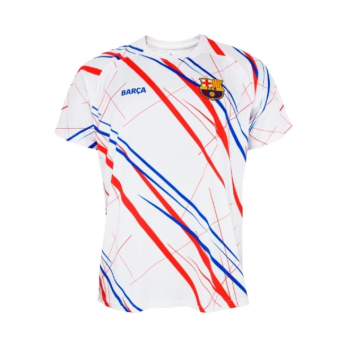 FC Barcelona dětský fotbalový dres Lined white