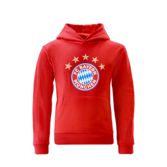 Bayern Mnichov dětská mikina s kapucí Essential red
