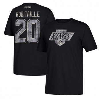 Los Angeles Kings pánské tričko black #20 Luc Robitaille Retired