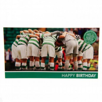 FC Celtic narozeninové přání Birthday Card Huddle