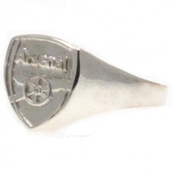 FC Arsenal prsten Silver Plated Crest Medium