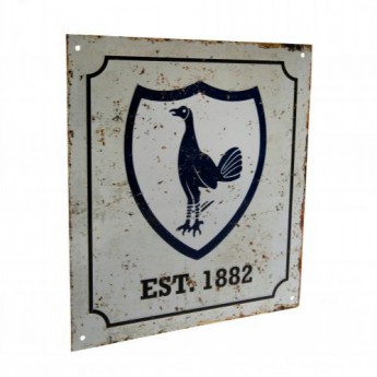 Tottenham Hotspur cedule na zeď Retro Logo Sign