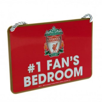 FC Liverpool značka do ložnice Bedroom Sign No1 Fan
